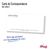 Carte de Correspondance - Lot de 500