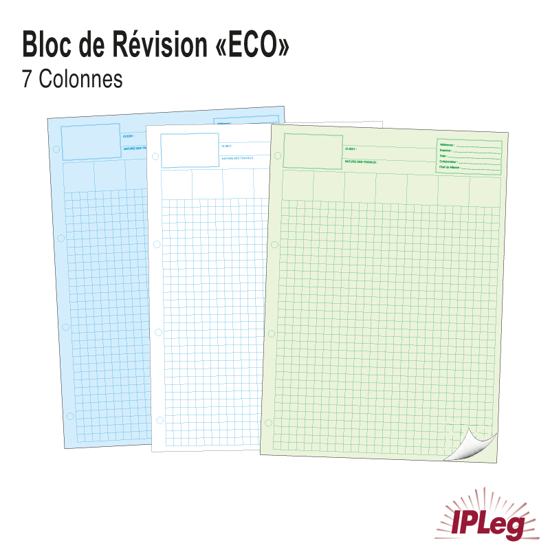 Feuilles de Révision ECO - Bloc de 100 Feuilles