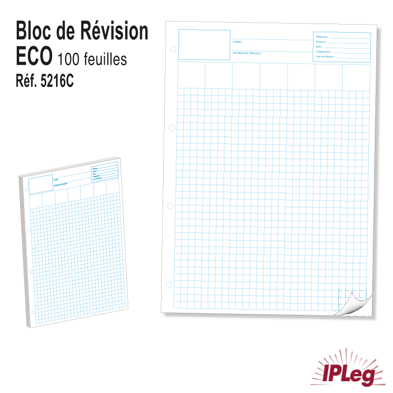 Feuilles de Révision ECO - Bloc de 100 Feuilles