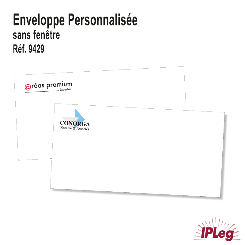 Enveloppes Personnalisées - Lot de 500